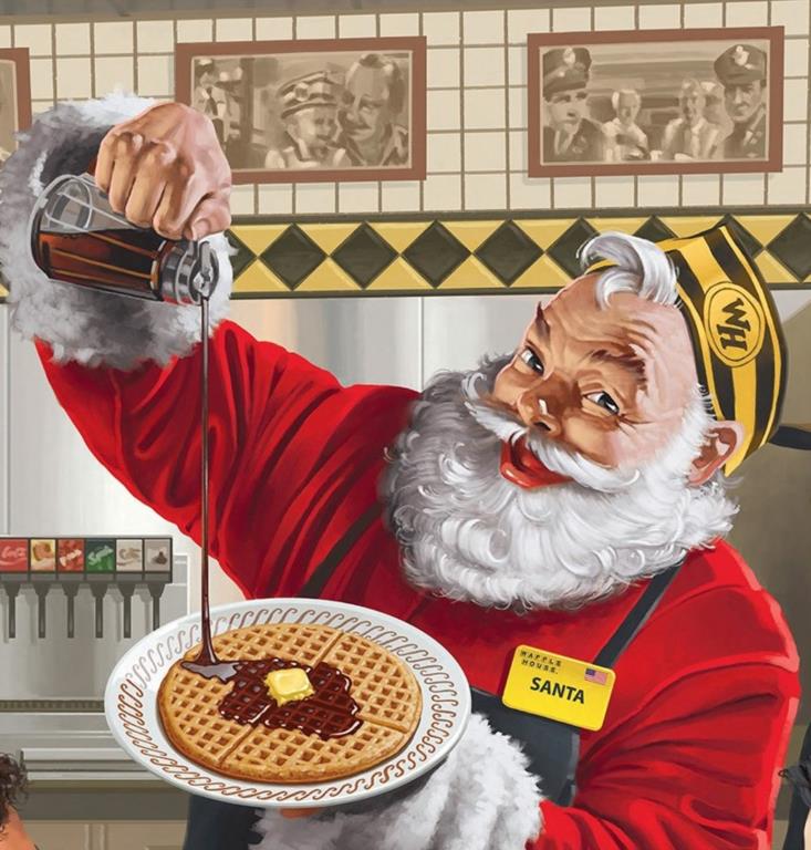 Waffles with Santa!