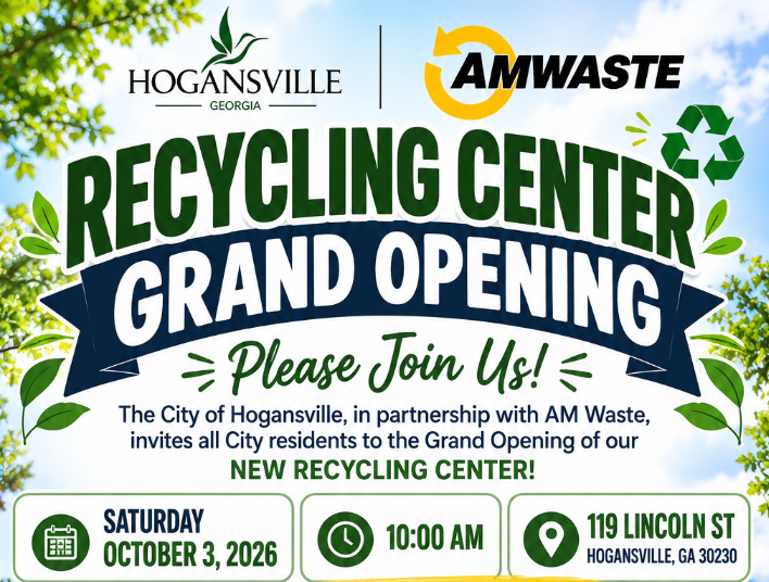 The Grand Opening of the new Recycling Center